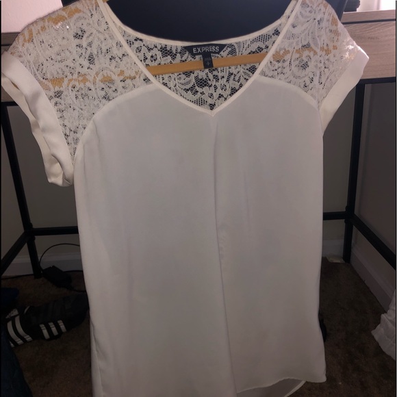 Express Tops - Silk lace skirt Express Tops - Silk lace skirt